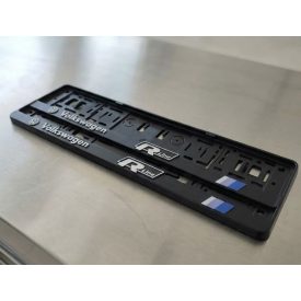   Volkswagen R-Line 3D dombornyomott rendszámtábla keret (párban)