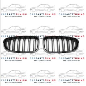   BMW F10 F11 F18 Dupla Lamellás Lakk Fekete Hűtőrács Vese – Sportos és Elegáns 