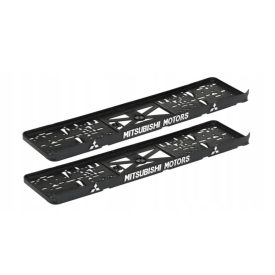   Mitsubishi Motors 3D dombornyomott rendszámtábla keret szett (1 pár / 2 db)
