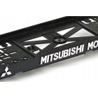 Mitsubishi Motors 3D dombornyomott rendszámtábla keret szett (1 pár / 2 db)
