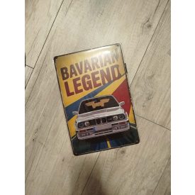   Retro „Bavarian Legend E30 M3” Fém Dekor Tábla (20x30 cm) – Az Igazi  Klasszikus