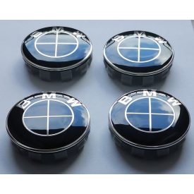   BMW style  68mm-es felni kupak full fekete E36,E39,E46,E90,E60 X1,X3,X5