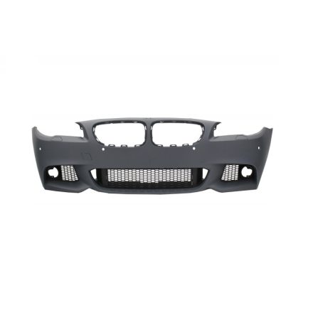 BMW F10 F11 M-Tech  M-Paket Első Lökhárító (2011-2014) – Alapozott, PDC-s, Fényszórómosós