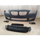 BMW F10 F11 M-Tech  M-Paket Első Lökhárító (2011-2014) – Alapozott, PDC-s, Fényszórómosós