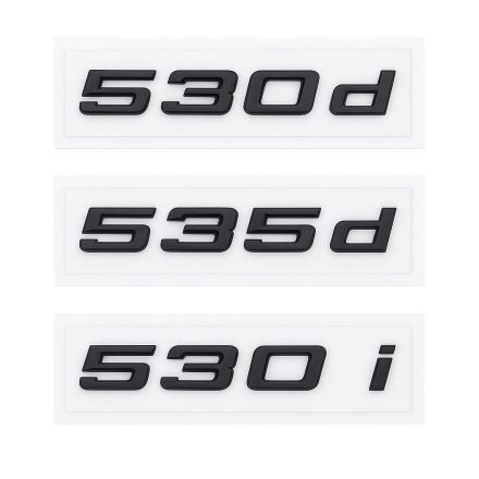BMW style 530d ,530i, 535d csomagtér felirat