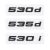 BMW style 530d ,530i, 535d csomagtér felirat