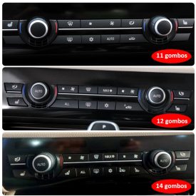   BMW klímapanel gomsor készlet  5 6 7 széria X5 X6 F10 F18 F06 F12 F01 F02 F15 F16