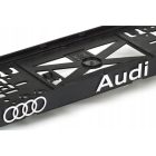 Audi 3D rendszámtábla tartó – elegáns autós kiegészítő
