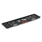 Audi 3D rendszámtábla tartó – elegáns autós kiegészítő