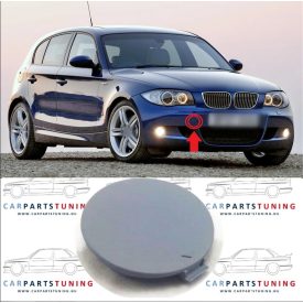   BMW E87 E81  M-tech első lökhárító vonószem takaró fedél, 51117837429