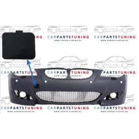 BMW E60 E61 M-tech első lökhárító vonószem takaró