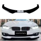 BMW F30 F31 első lökhárító toldat  lip spoiler lakk fekete