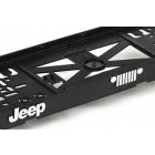 Jeep 3D Egyedi Rendszámtábla Keret (Pár) – Készülj fel a kalandra!