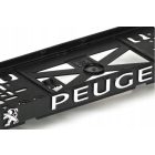Peugeot 3D Rendszámtábla Keret | Exkluzív 3D Felirattal