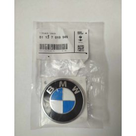   Gyári BMW E46 cabrio 61mm-es csomagtartó embléma 51137019946