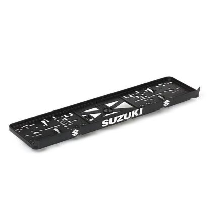 Suzuki 3D dombornyomott rendszámtábla keret szett (2 db) – elegáns megjelenés minden modellre!