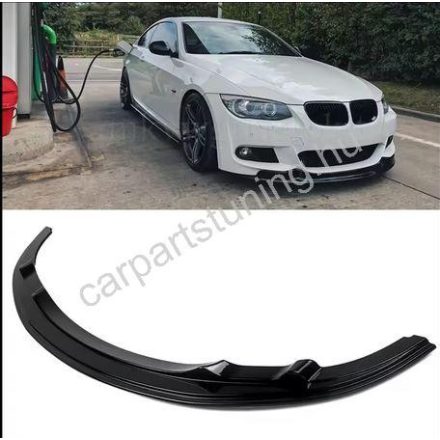 BMW 3-as sorozat E92, E93 LCI M-Sport Első Lökhárító Toldat – Lakkfekete