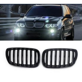 BMW E53 lakk fekete hűtőrács-vese