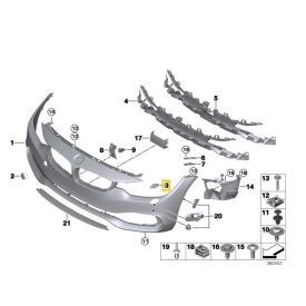 BMW 4 F32,F33,F36  fényszórómosó fedél  2012-2019