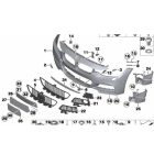 BMW 3, F30,F31,F35  M-tech fényszórómosó fedél  2011-2019