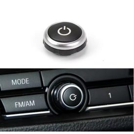 BMW rádió hangerő szabályozó gomb - F10, F11, F06, F07, F01, F02, F04, F15, F16 típusokhoz. Kiváló minőségű, könnyen cserélhető gomb a zökkenőmentes hangerő vezérléshez.