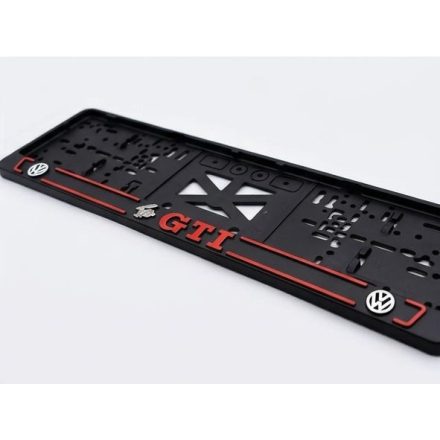  VW GTI Prémium Rendszámtábla Keret – Rabbit Edition 